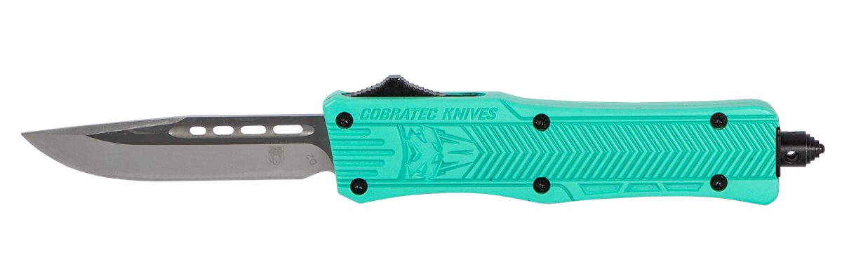 CobraTec Knives STFCTK1SDNS CTK-1 Small 2.75in OTF Drop Point Plain D2 Stee