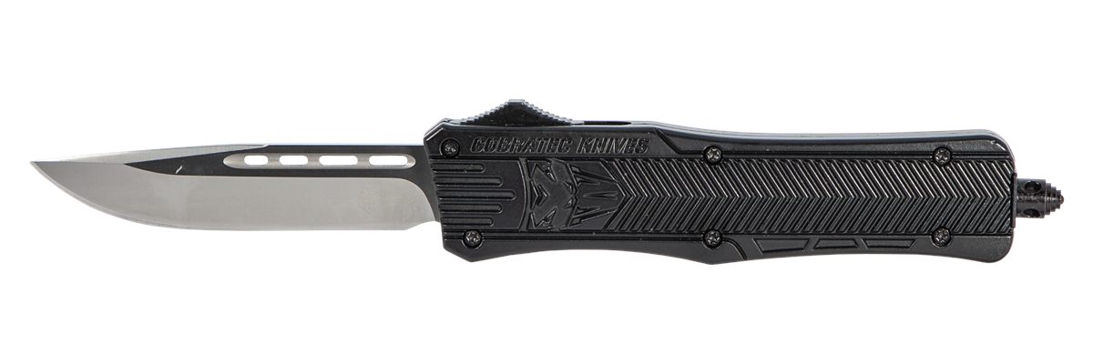 Cobra TEC Knives MBCTK1MDNS CTK-1 Medium 3in OTF Drop Point Plain D2 Steel