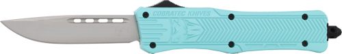 Cobratec Knives Medium CTK1 OTF Mint Blue 3in Drop Point view 2