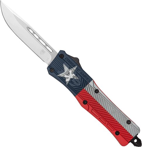 Cobratec Knives Medium CTK1 OTF Texas State Flag Crkte 3in Drop Point