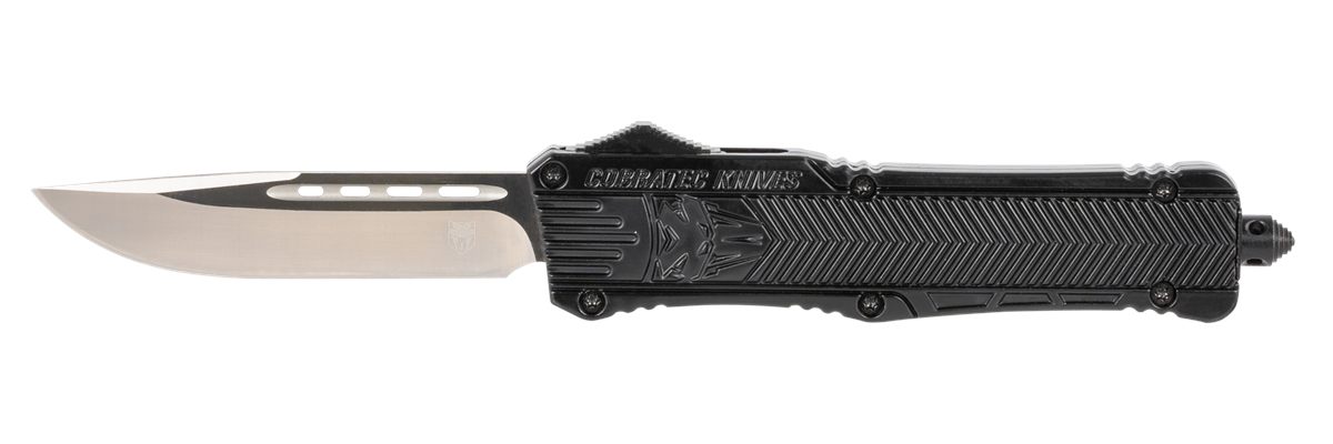 CobraTec Knives LBCTK1LDNS CTK-1 Large 3.75in OTF Drop Point Plain D2 Steel