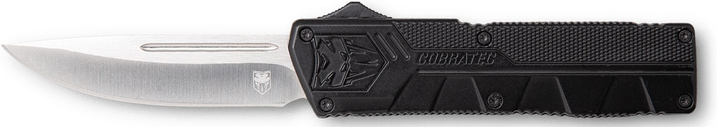 Cobratec Knives BCTLWDNS Lightweight 3.25in OTF Drop Point Plain D2 Steel B