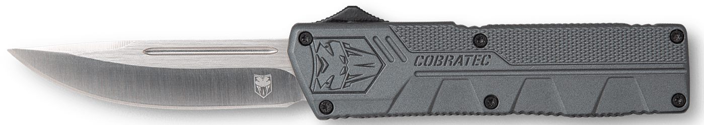 Cobra TEC Knives GYCTLWDNS Lightweight 3.25in OTF Drop Point Plain D2 Steel