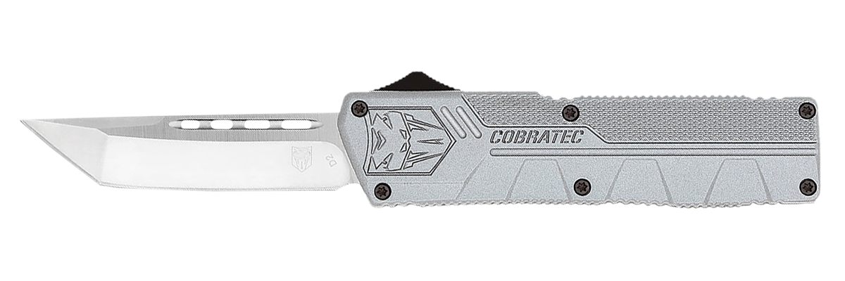 Cobra TEC Knives GYCTLWTNS Lightweight 3.25in OTF Tanto Plain D2 Steel Blad
