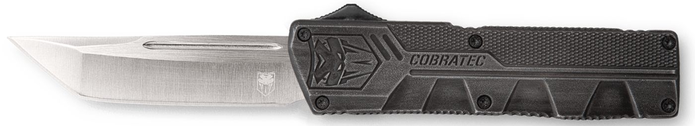 Cobra TEC Knives SWCTLWTNS Lightweight 3.25in OTF Tanto Plain D2 Steel Blad