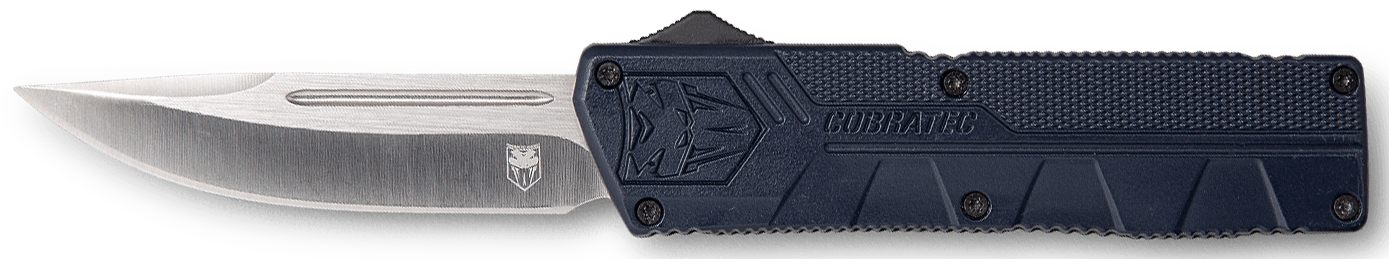 Cobra TEC Knives NYCTLWDNS Lightweight 3.25in OTF Drop Point Plain D2 Steel
