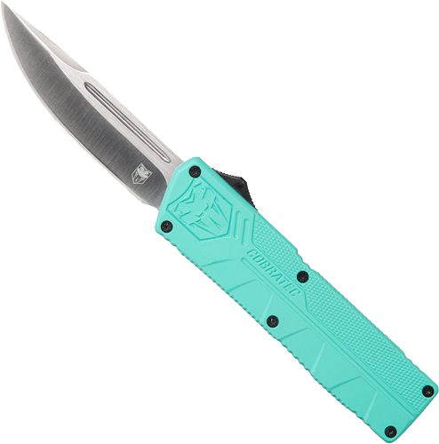CobraTec Knives Tfctlwdns Lightweight 3.25in OTF Drop Point Plain D2 Steel view 2