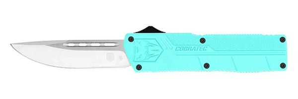 CobraTec Knives Tfctlwdns Lightweight 3.25in OTF Drop Point Plain D2 Steel view 3