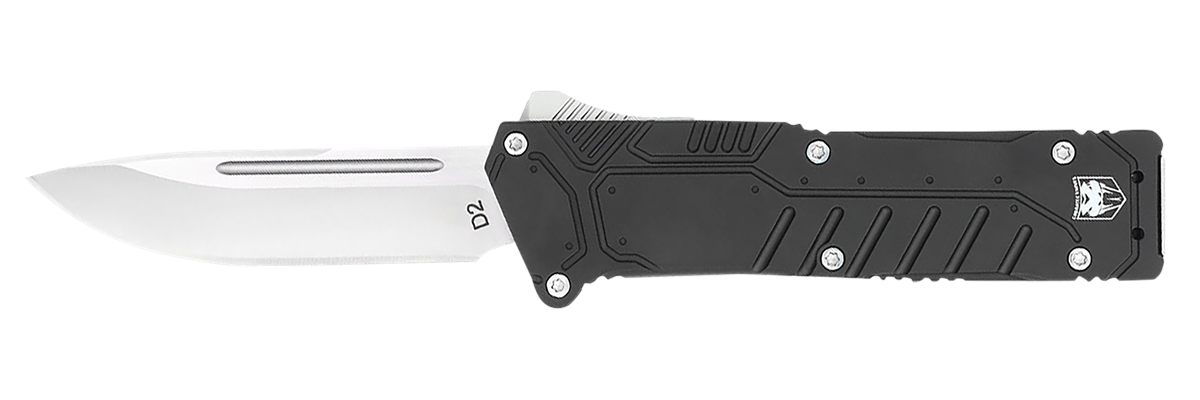 CobraTec Knives BLKSFDNS Special Forces 3.25in OTF Drop Point Plain Satin D