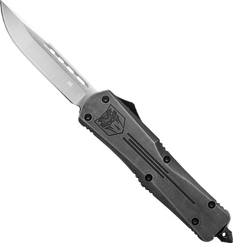 CobraTec Small FS3 OTF Stonewash 3in D2 Drop Point