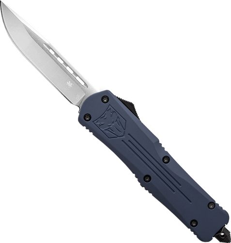 Cobratec Knives Small FS3 OTF Nypd Blue 3in D2 Drop Point