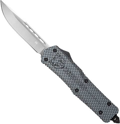 Cobratec Knives Small FS3 OTF Carbon Fiber 3in D2 Drop Point