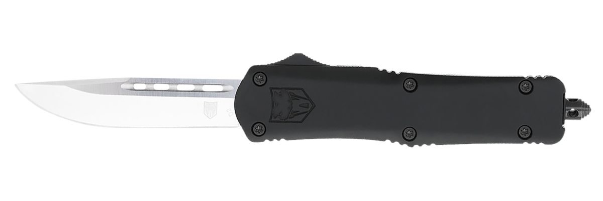 Cobra TEC Knives MBFS3DNS FS-3 Medium 3in OTF Drop Point Plain D2 Steel Bla
