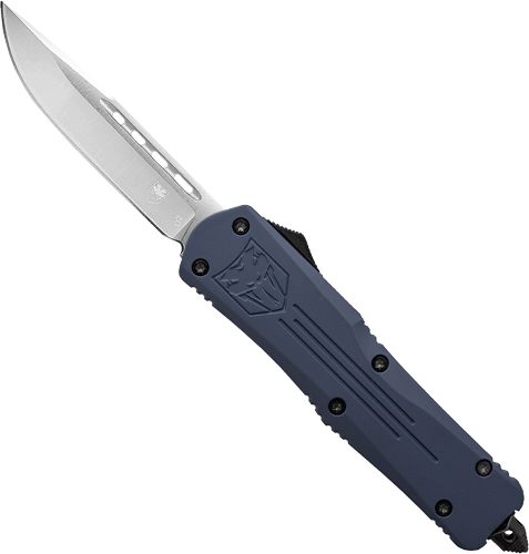 Cobratec Knives Medium FS3 OTF Nypd Blue 3in D2 Drop Point