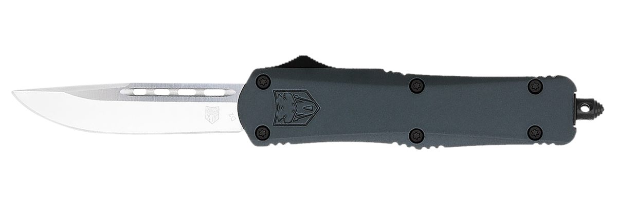 Cobratec Knives MGYFS3DNS FS-3 Medium 3in OTF Drop Point Plain D2 Steel Bla