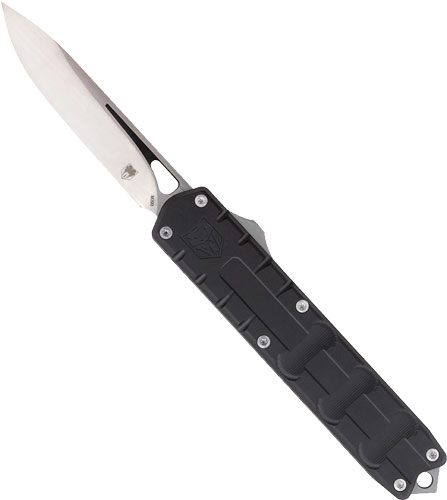 Cobratec Knives OTF Enforcer Black 3.25in M390 Drop Point
