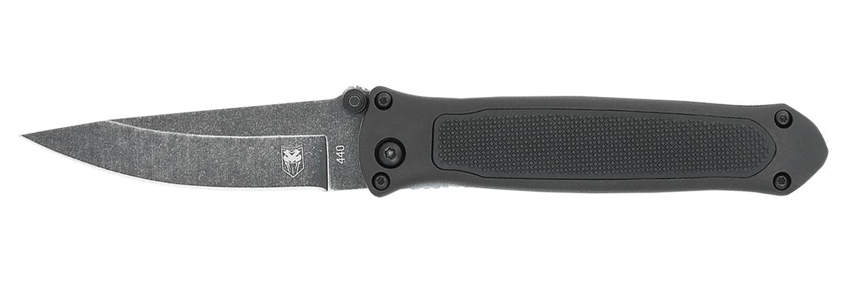 CobraTec Knives BLKHRQS Quick Strike 3.25in Folding Drop Point Plain Stonew