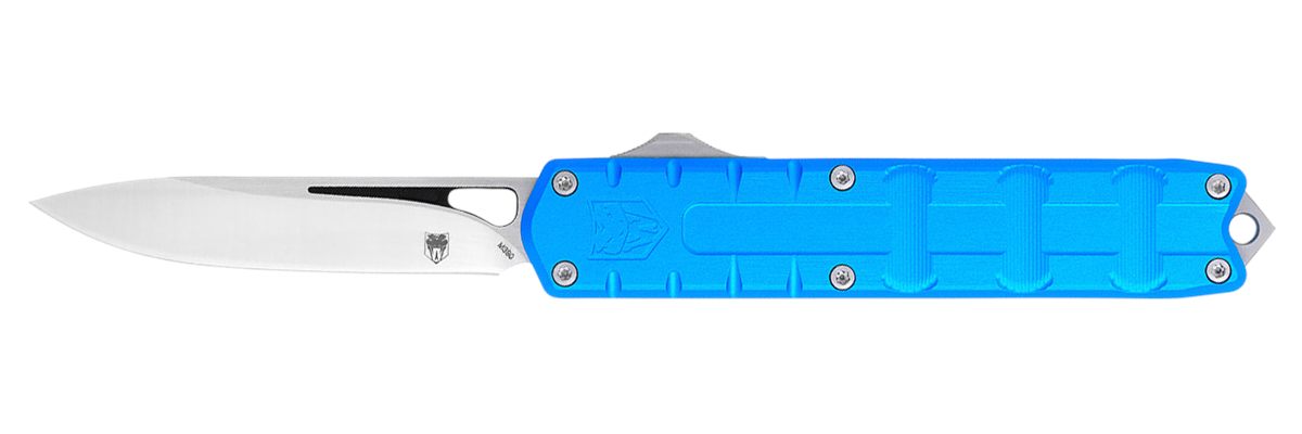 Cobra TEC Knives CTEBLUM390DNS Enforcer 3.25in OTF Drop Point Plain M390 St