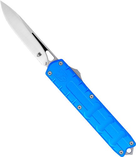Cobra TEC Knives CTEBLUM390DNS Enforcer 3.25in OTF Drop Point Plain M390 St view 2