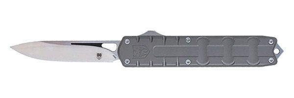 Cobra TEC Knives CTEGRYM390DNS Enforcer 3.25in OTF Drop Point Plain M390 St view 2