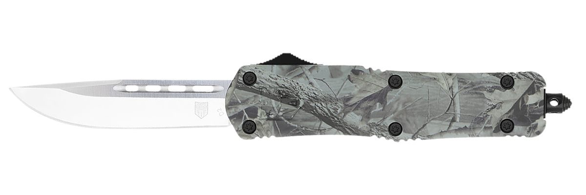 Cobra TEC Knives MWDFS3DNS FS-3 Medium 3in OTF Drop Point Plain D2 Steel Bl