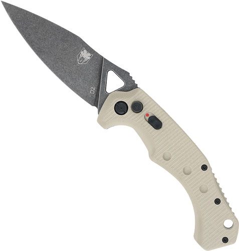 CobraTec Knives TANAFRYK Ryker 3.75in Folding Plain Black Stonewashed D2 St view 2