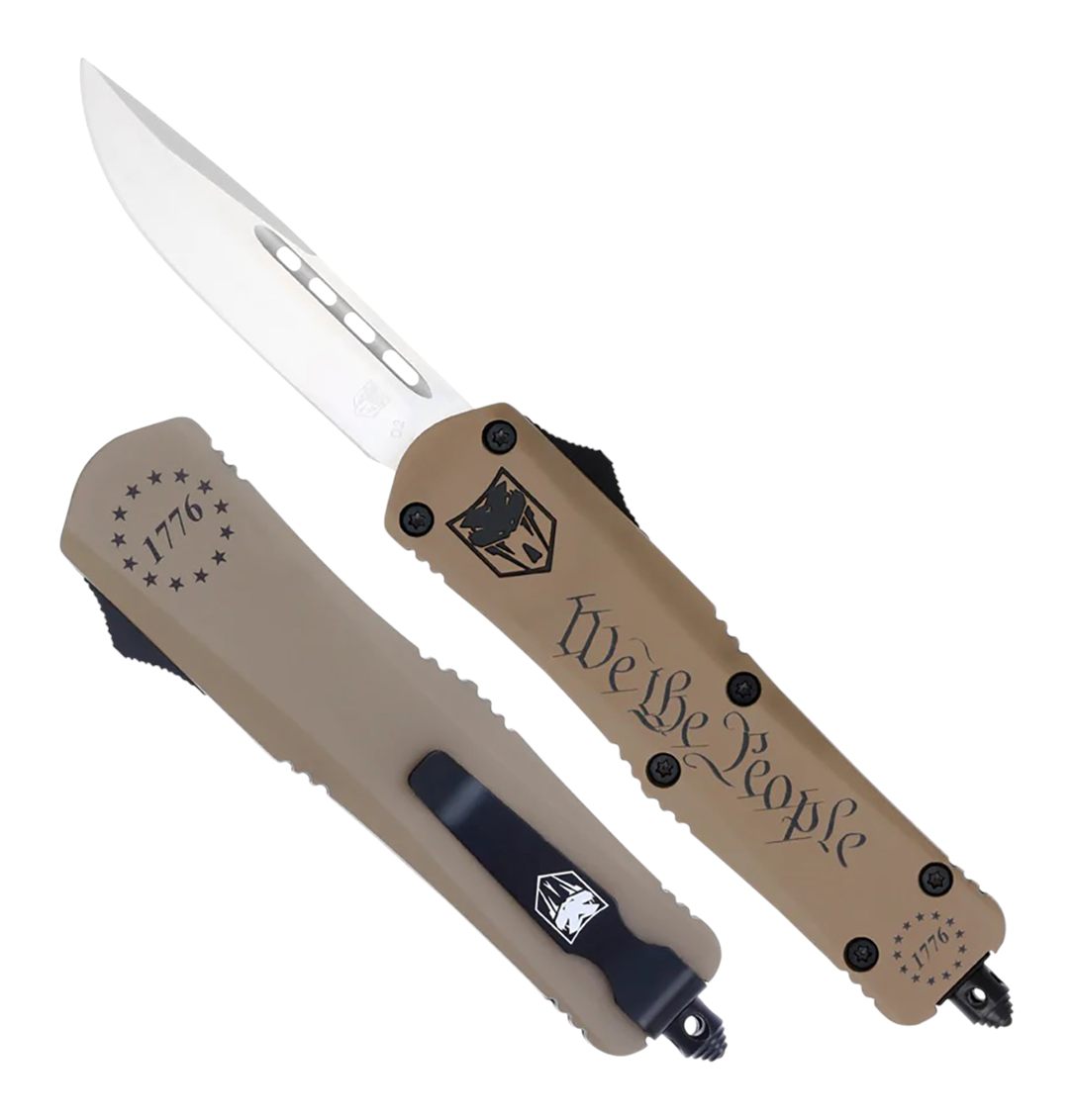Cobra TEC Knives SWTPFS3DNS FS-3 We The People Small 2.75in OTF Drop Point