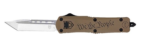 Cobra TEC Knives SWTPFS3TNS FS-3 We The People Small 2.75in OTF Tanto Plain view 2
