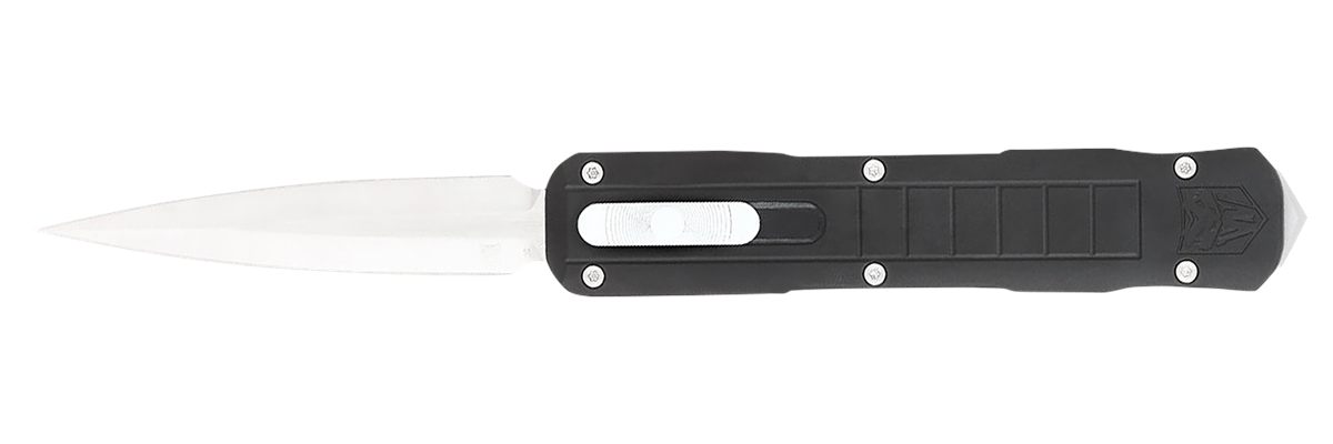 Cobra TEC Knives CTRPTBLKDAGNS Raptor 3.13in OTF Dagger Plain D2 Steel Blad