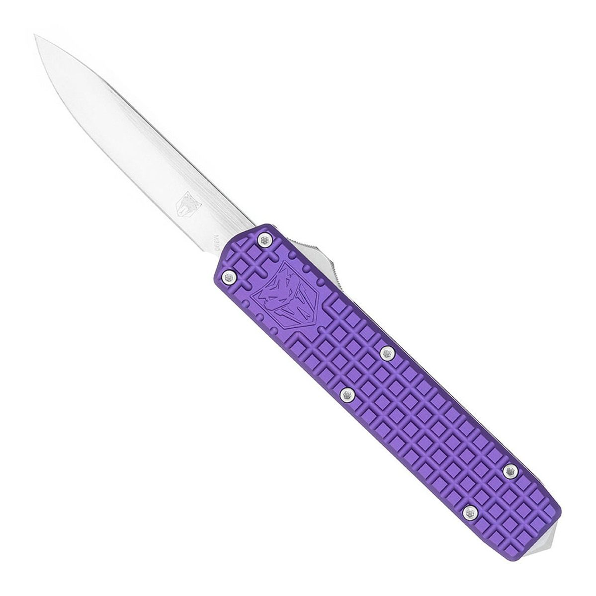 Cobratec Knives Small Warrior Purple M390 Drop NON Serrated