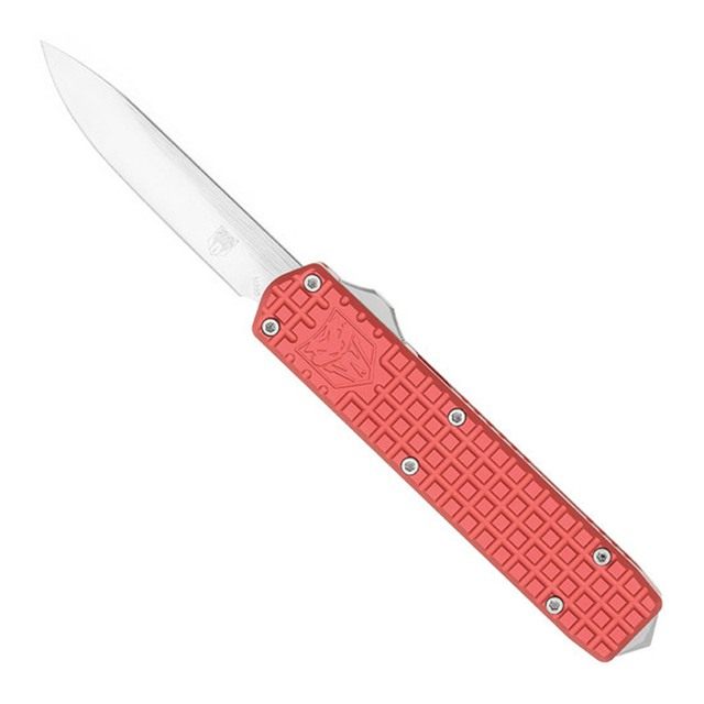 Cobratec Knives Small Warrior RED M390 Drop NON Serrated