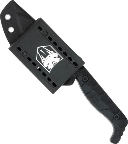CobraTec Kingpin 4in Fixed BLD Black D2 Steel W/Kydex Sheath view 2