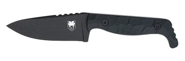 CobraTec Kingpin 4in Fixed BLD Black D2 Steel W/Kydex Sheath view 3