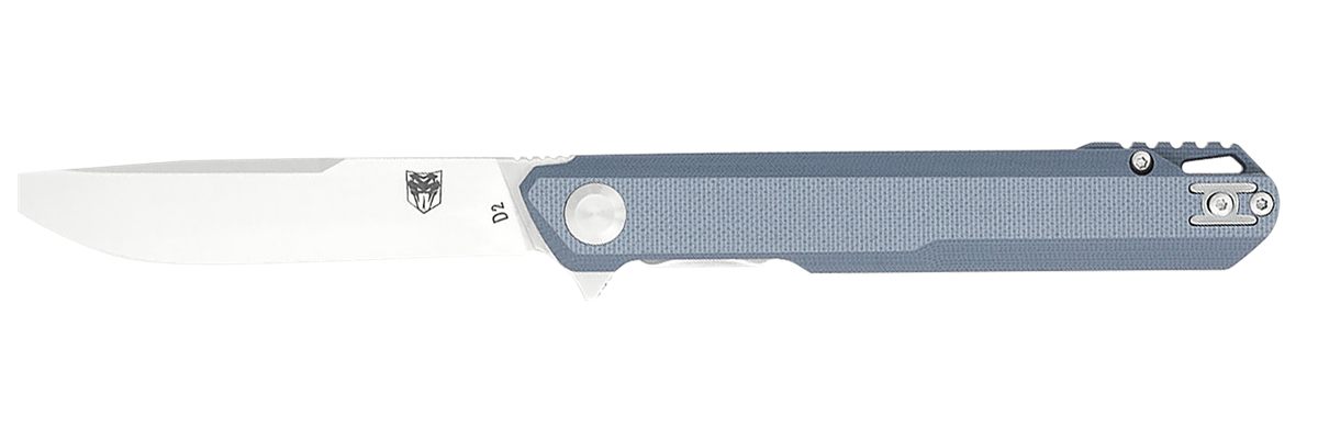 Cobratec Knives CTMONGRY Monarch 3.50in Folding Plain Satin D2 Steel Blade