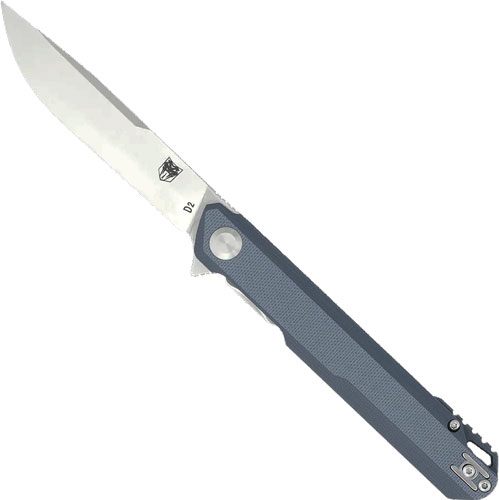 Cobratec Knives CTMONGRY Monarch 3.50in Folding Plain Satin D2 Steel Blade view 2