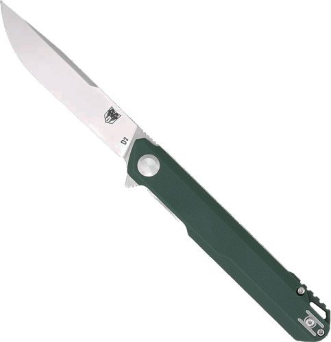 Cobratec Knives Monarch 3.5in Folder Green D2 Steel W/Clip