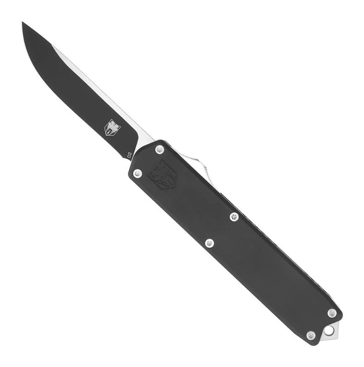 COBRATEC DOMINATOR BLACK OTF KNIFE DNS