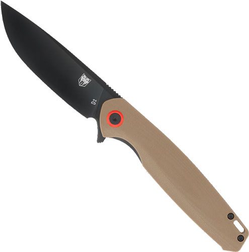 Cobratec Knives Rath 3.5in Folder Brown D2 Black Blade