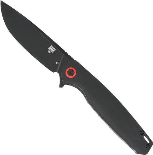 Cobra TEC Knives CTRATHBLK Rath EDC 3.50in Folding Plain Black D2 Steel Bla view 2