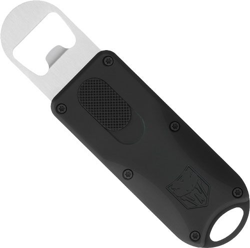 Cobra TEC Knives CTOTFBOBLK Bottle Opener Black Aluminum/Stainless Steel view 2