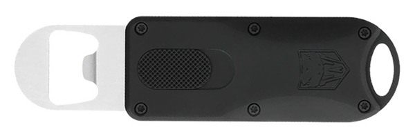 Cobra TEC Knives CTOTFBOBLK Bottle Opener Black Aluminum/Stainless Steel view 3