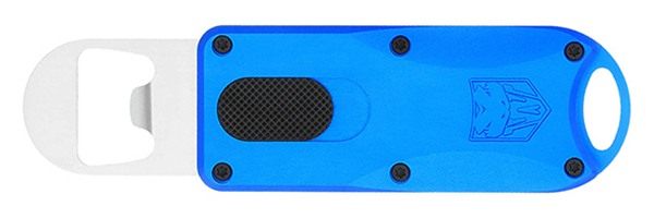 Cobra TEC Knives CTOTFBOBLU Bottle Opener Blue Aluminum/Stainless Steel view 3