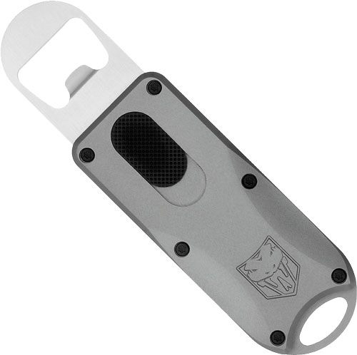 Cobratec Knives OTF Bottle Opener Grey 4.62in OAL W/Lanyard Loop