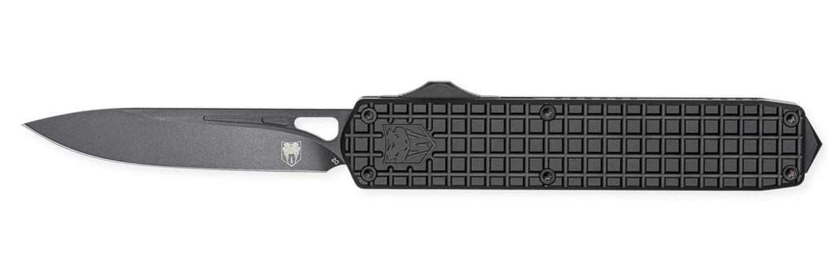 Cobra TEC Knives Mamba Large Plain Black TiCN D2 Steel Blade/4.75in Texture