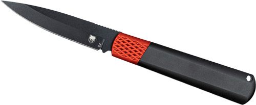 Cobra TEC Knives CTGHRBRB Gideon Hidden Release 3in OTF Plain Black D2 Stee view 2