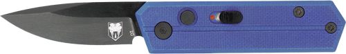 Cobratec Knives Stinger Folder 1.9in Purple/BLK D2 Blade SD Button