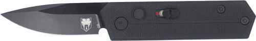 Cobratec Knives Stinger Folder 1.9in Black/Black D2 Blade SD Button