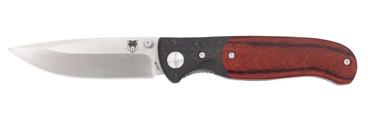 Cobra TEC Knives CTBRN Baron EDC 3.25in Folding Drop Point Plain Satin 154C