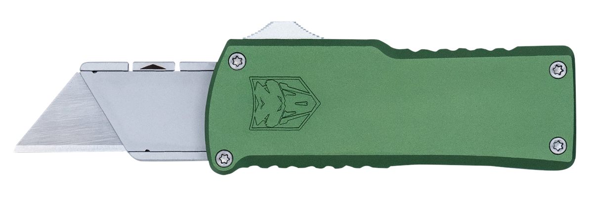 Cobra TEC Knives CTOTFUTODG Utility OTF Plain Aluminum Blade, 3.38in OD Gre