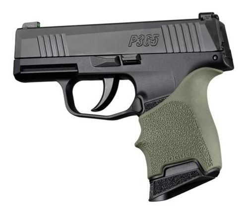 Hogue HandAll Beavertail Grip Sleeve Sig Sauer P365 OD Green